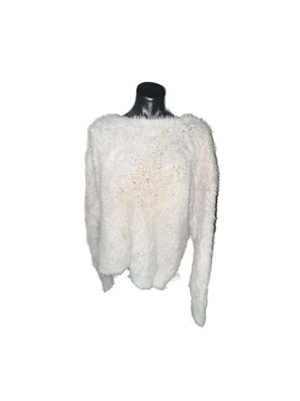 G by Giuliana Women's Fuzzy Confetti Eyelash Knit Sweater